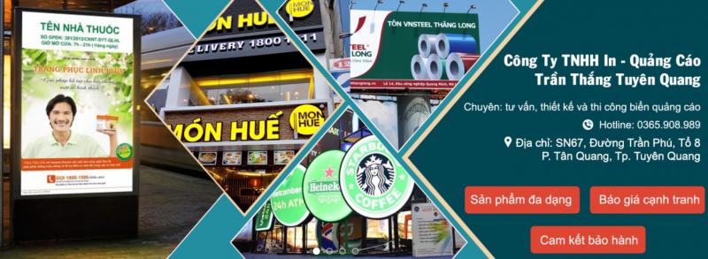 Công ty TNHH In - Quảng Cáo Trần Thắng