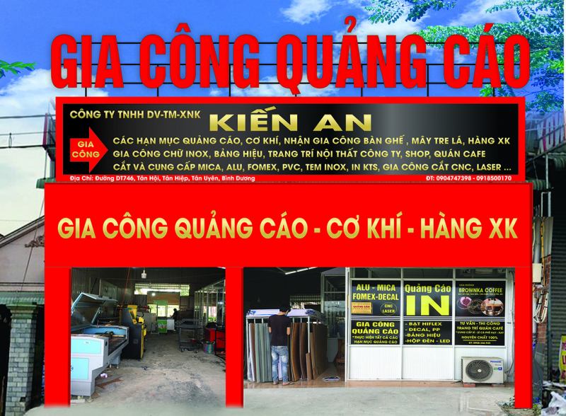 Công Ty TNHH MTV DVTM SX Quảng Cáo Kiến An