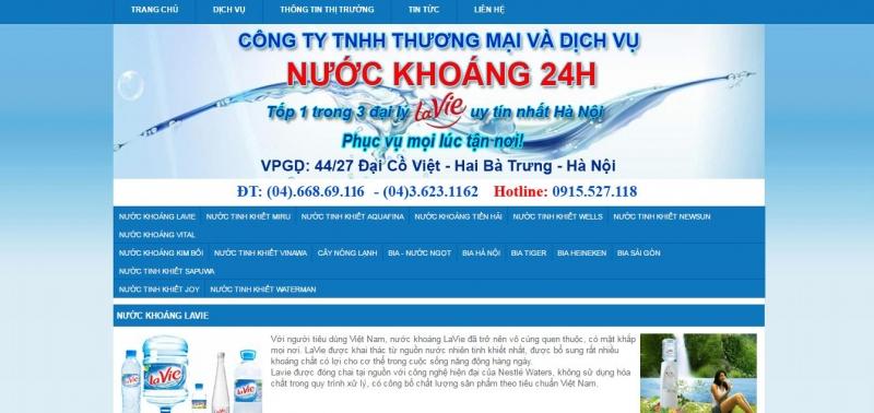 Công ty TNHH Thương mại và Dịch vụ Nước khoáng 24h