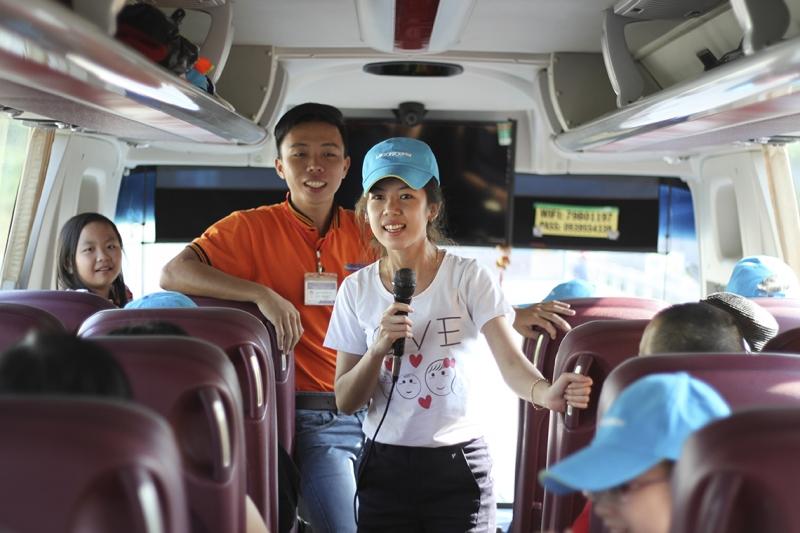 Hình ảnh hướng dẫn viên của Công ty du lịch Kinh Đô