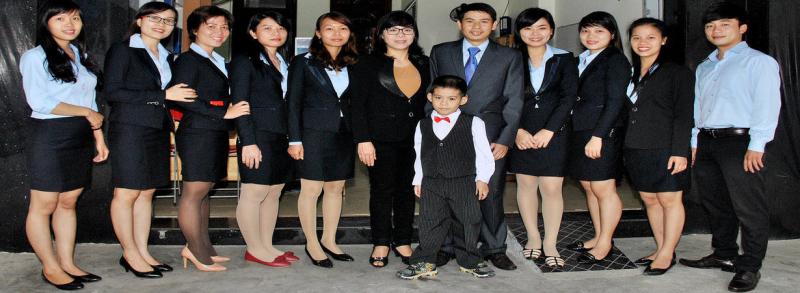 Đội ngũ nhân viên đều là những người năng động và sáng tạo