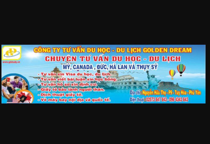Công ty tư vấn Du Học - Du Lịch Goldendream Phú Yên
