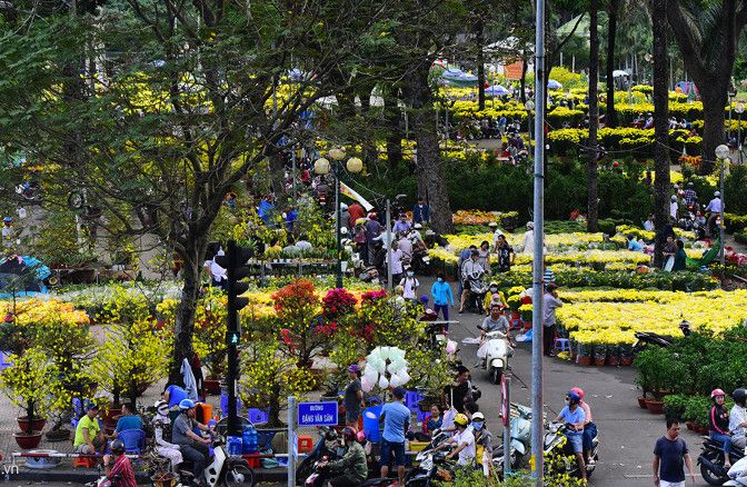 Chợ hoa công viên 23/9