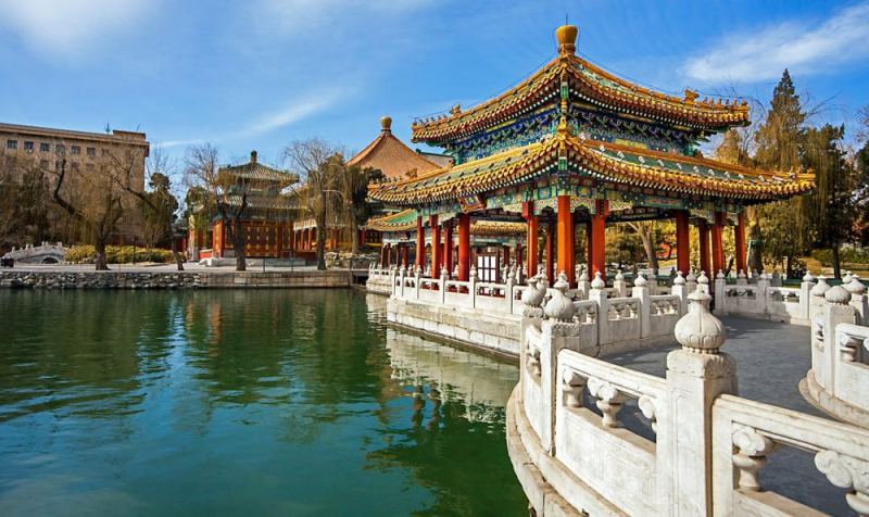 Cảnh sắc tuyệt đẹp tại công viên Bắc Hải