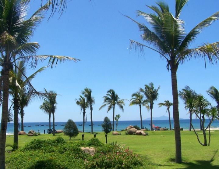 Khung cảnh nên thơ tại công viên biển Phạm Văn Đồng