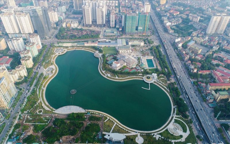 Công viên hồ điều hòa Nhân Chính