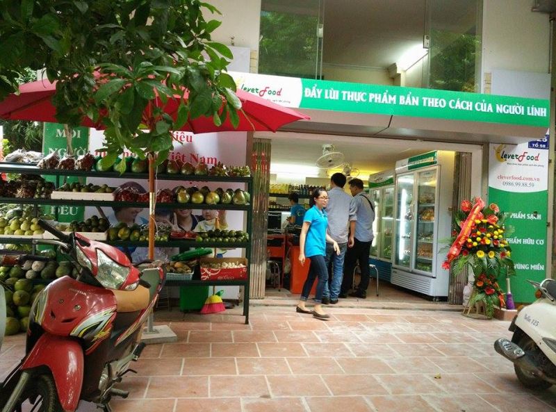 Cửa hàng rau sạch Clever Food