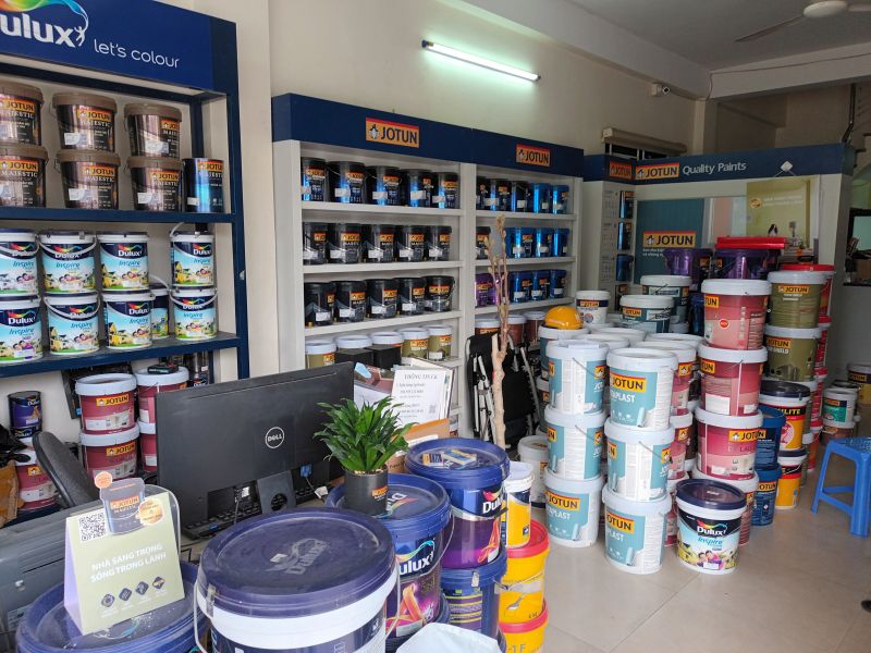Cửa hàng sơn Dulux & Jotun