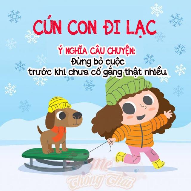 Cún con đi lạc