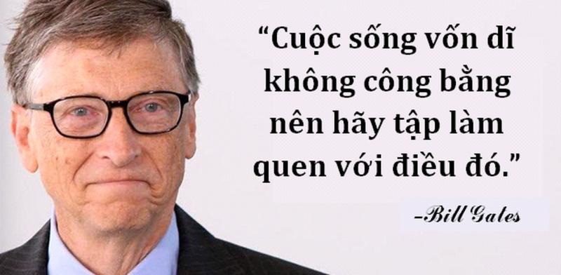 Cuộc sống vốn không công bằng - Hãy tập quen dần với điều đó.