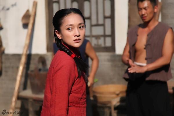 Một phân cảnh trong phim Cao lương đỏ
