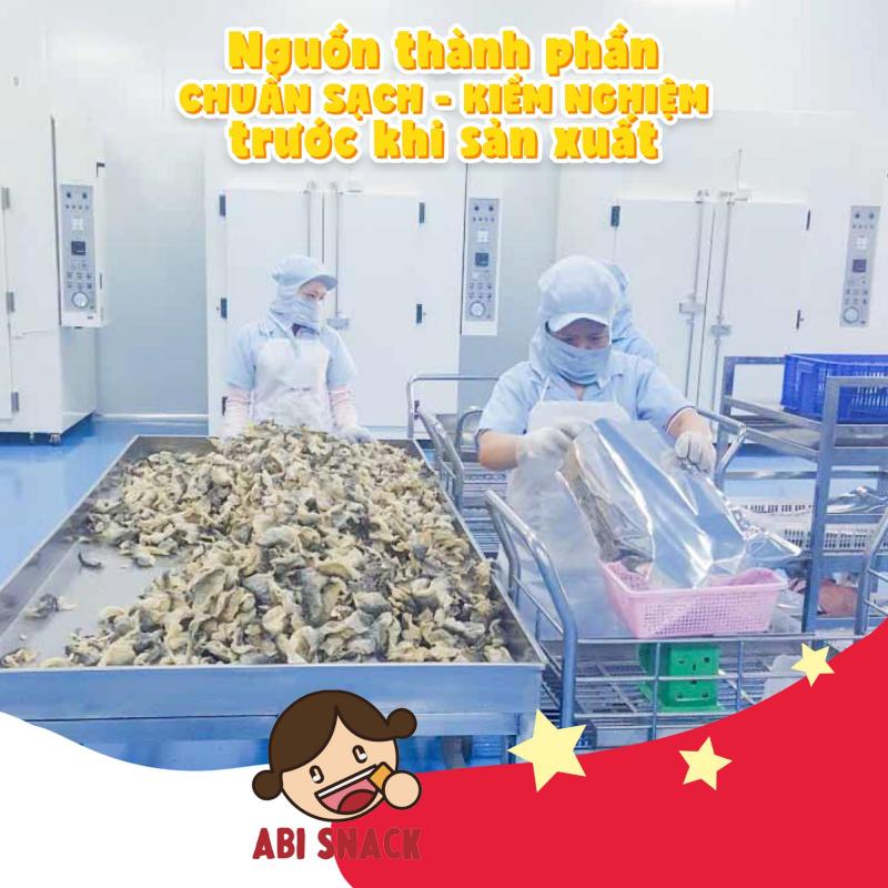 Quy trình sản xuất Da Cá Hoàng Kim - ABI SNACK