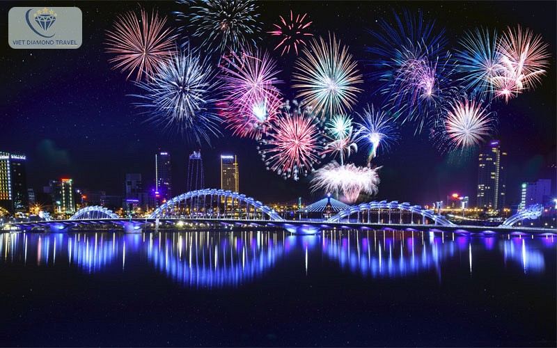 Một mà trình diễn pháo hoa tại Đà Nẵng năm 2018