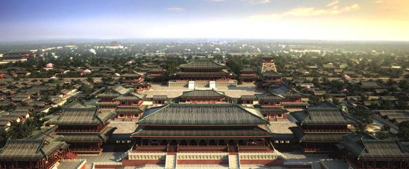 Đại Minh Cung nhìn từ trên cao