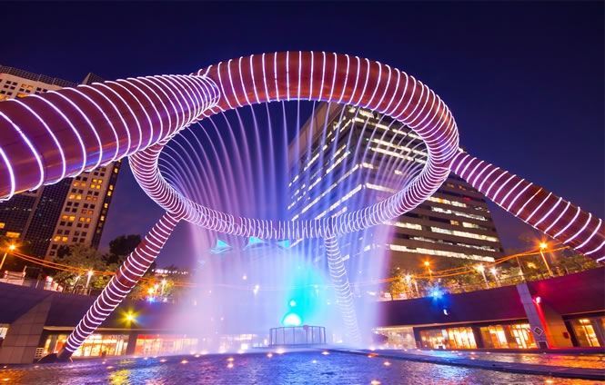 Đài phun nước Bellagio ở Las Vegas