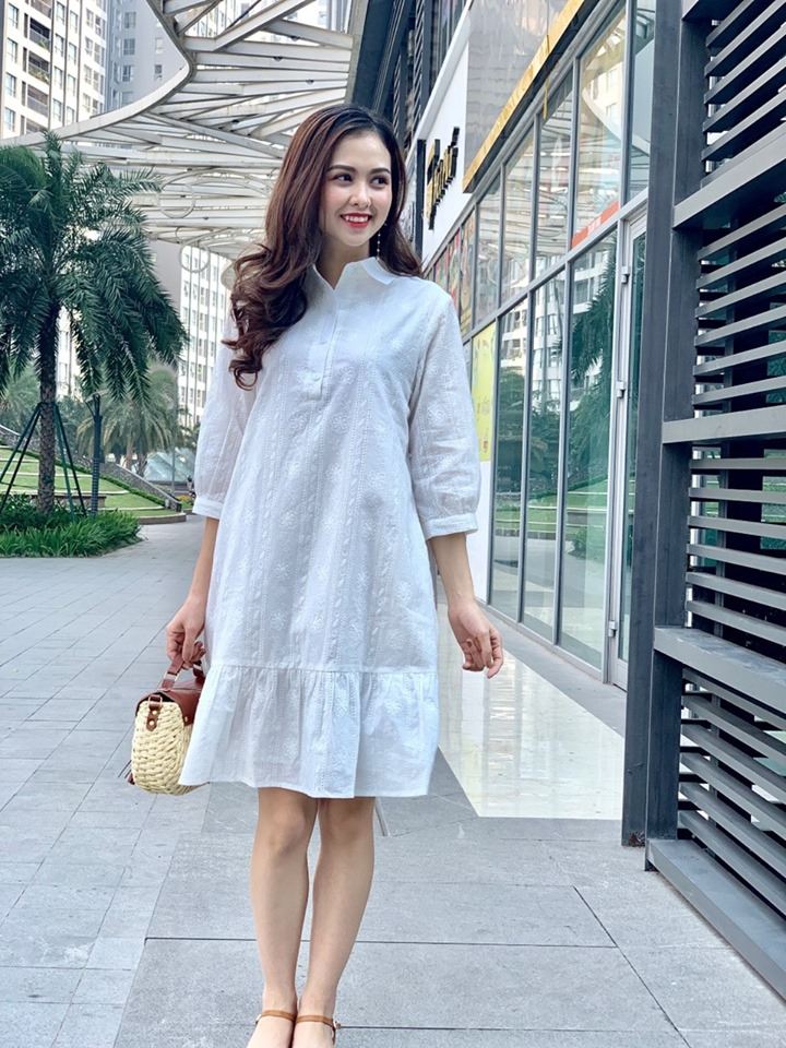 Đầm bầu cực xinh tại Linh Linh