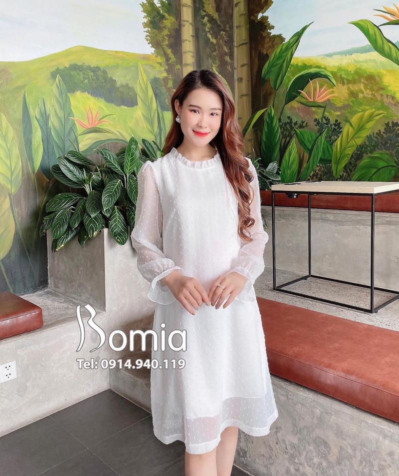 Đầm bầu thời trang Bomia