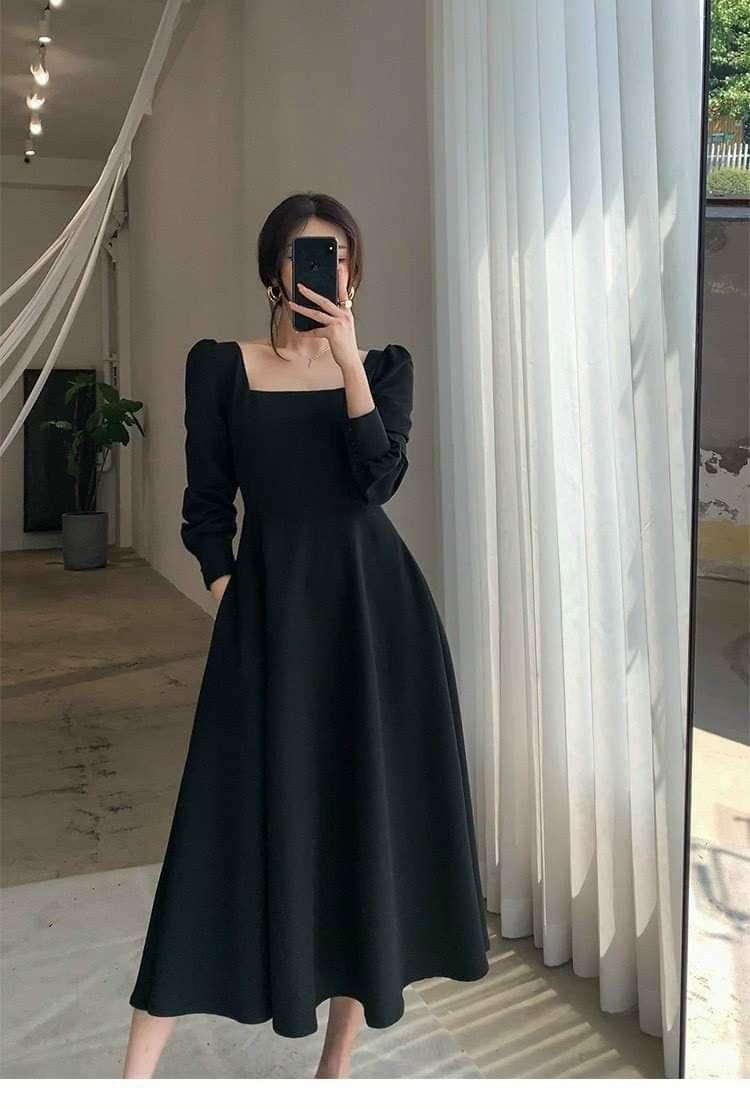 Đầm công sở dài tay
