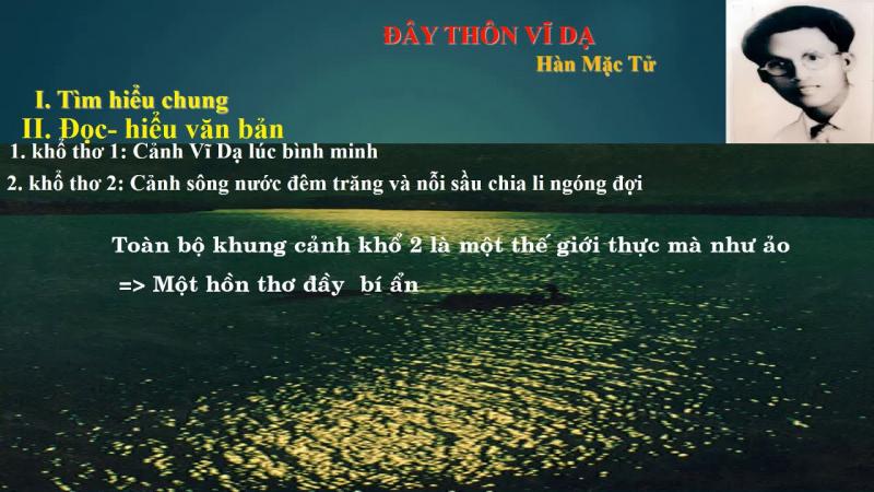 Bài văn cảm nhận khổ thơ cuối bài 