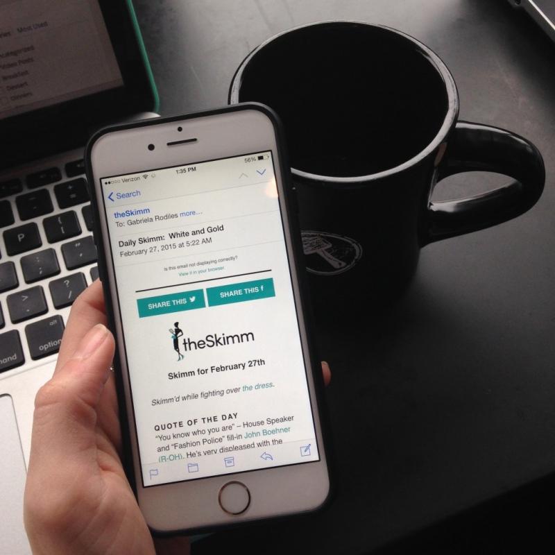 Ứng dụng Skimm Ahead hoạt động trên IOS