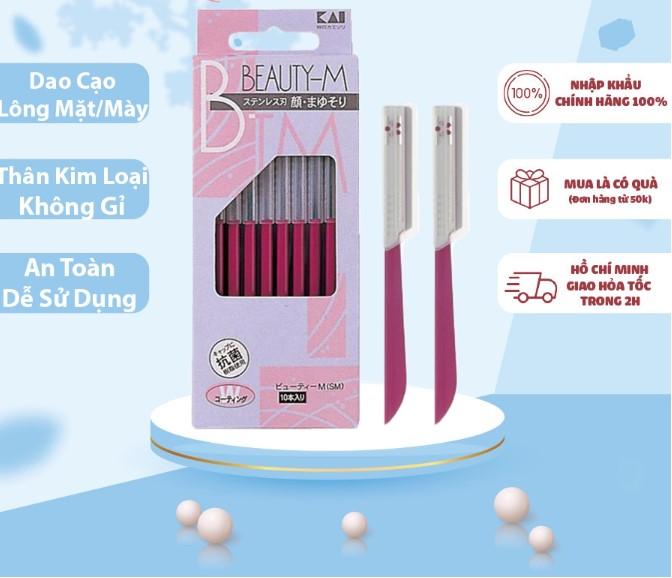 Dao cạo tỉa lông Kai Beauty - M