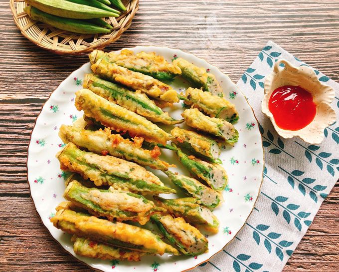 Đậu bắp chiên giòn
