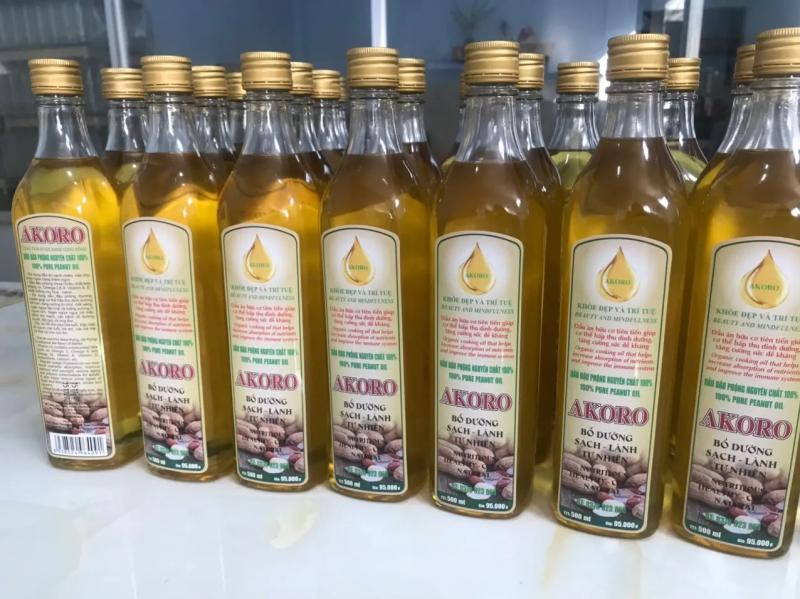 Dầu đậu phộng Akoro