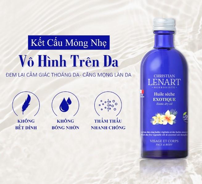Dầu dưỡng da đa năng Christian Lenart Huile Sèche Exotique