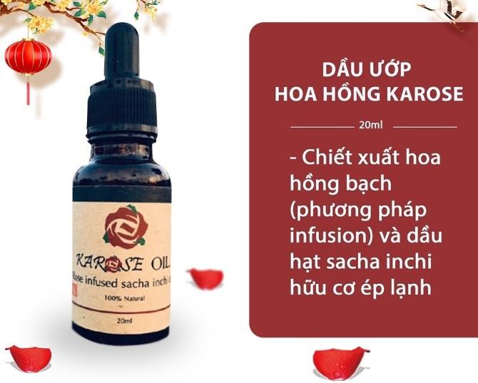 Dầu dưỡng hoa hồng Karose Oil