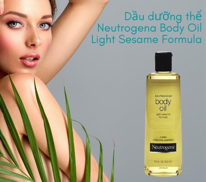 Dầu dưỡng thể Neutrogena Body Oil Light Sesame Formula