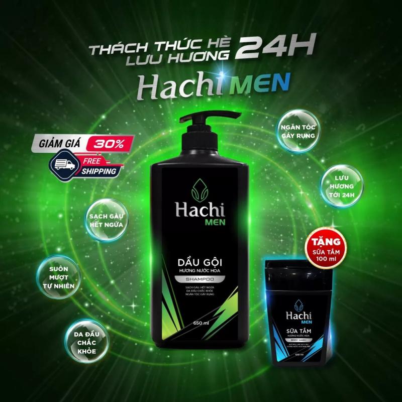 Dầu gội đầu nam Hachi Men