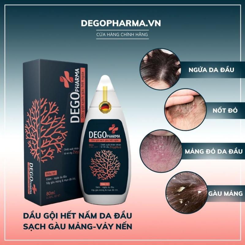 Dầu gội đầu sạch nấm da đầu Dego Pharma