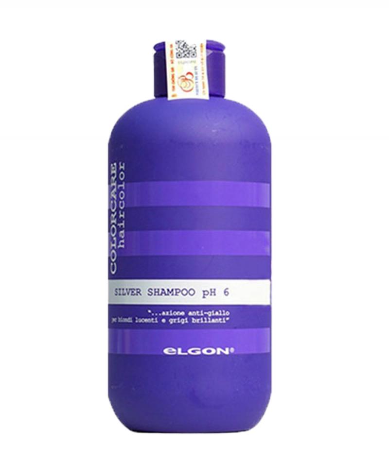 Dầu gội xả tím khử vàng Elgon Colorcare Silver 100ML, dành cho tóc tẩy