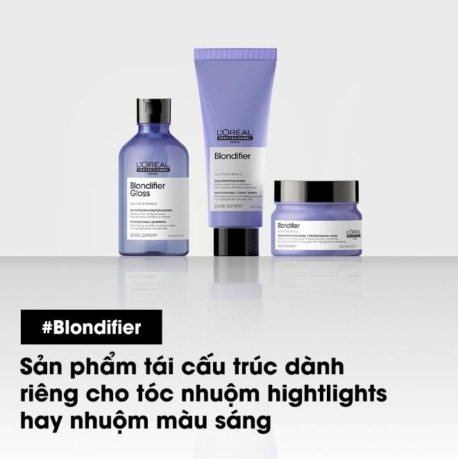 Dầu hấp chăm sóc chuyên biệt cho tóc tẩy L'Oréal Professionnel Serie Expert Blondifier Gloss