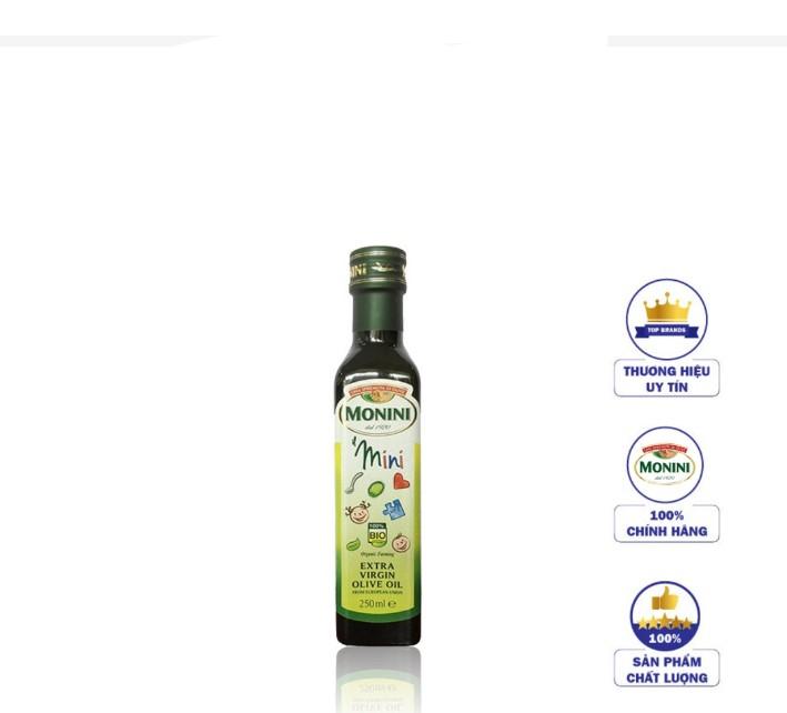 Dầu oliu organic cho bé Monini