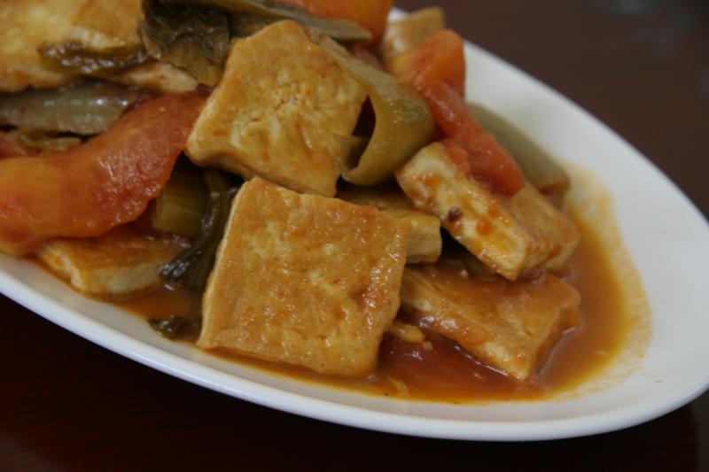 Đậu phụ om