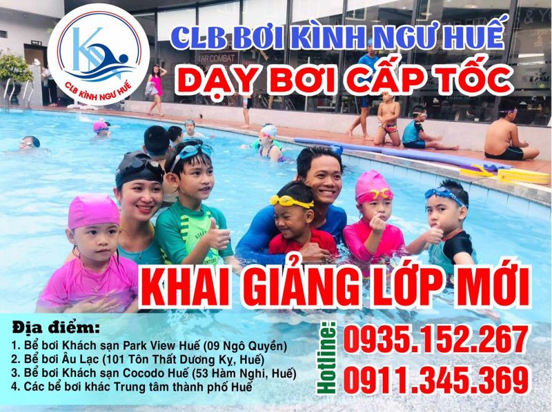 Dạy Bơi Tại Huế - CLB Bơi Kình Ngư Huế