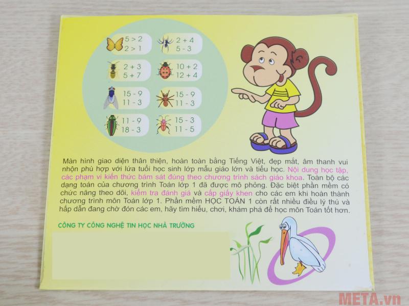 Phần mềm Dạy học Toán lớp 1