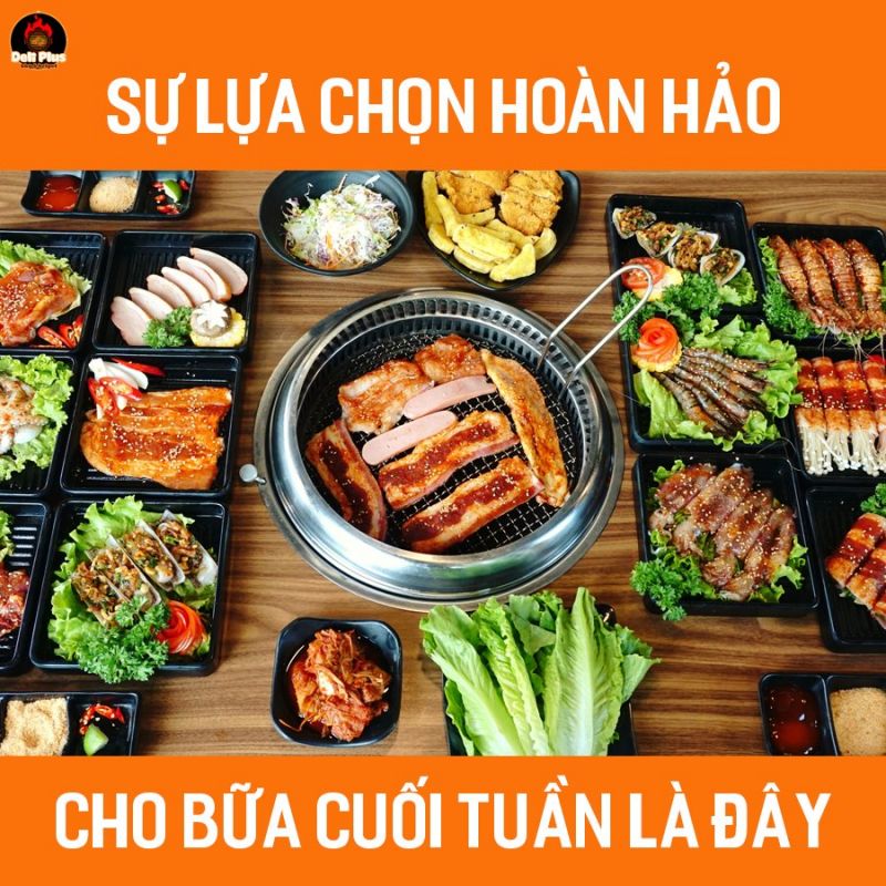 Món buffet hấp dẫn tại nhà hàng