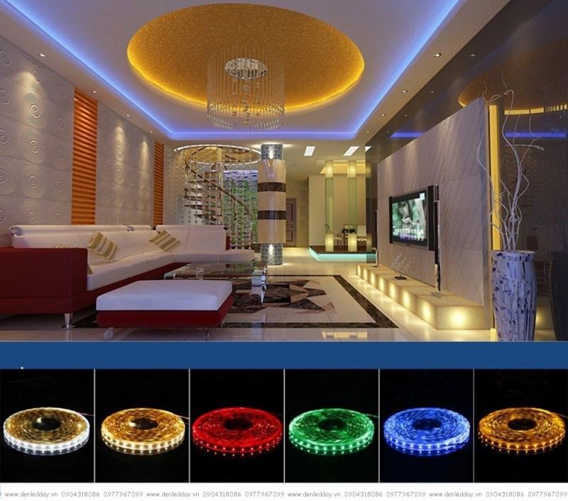 Một số mẫu đèn led dây và cách trang trí trong nhà