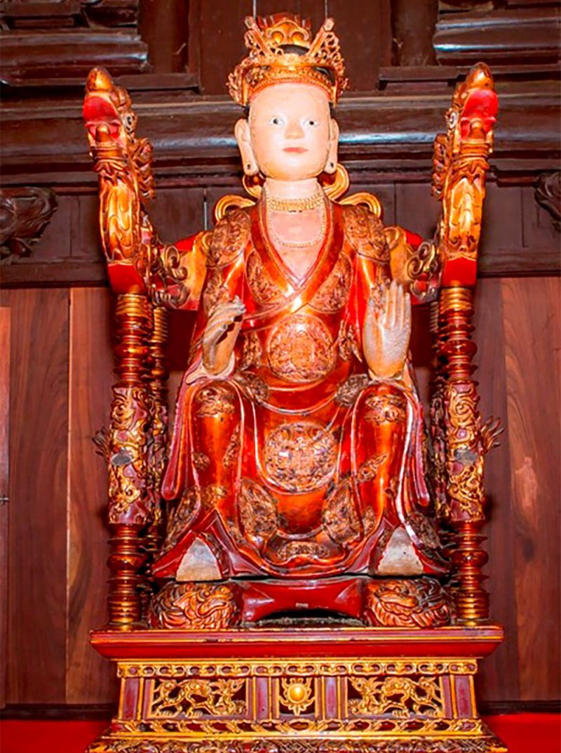 Tượng Mẫu Âu Cơ đền Hạ Hòa được công nhận là Bảo vật quốc gia
