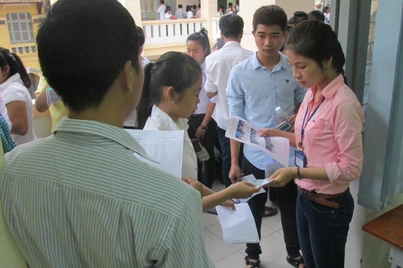 Cần đến sớm, trước thời gian thi.