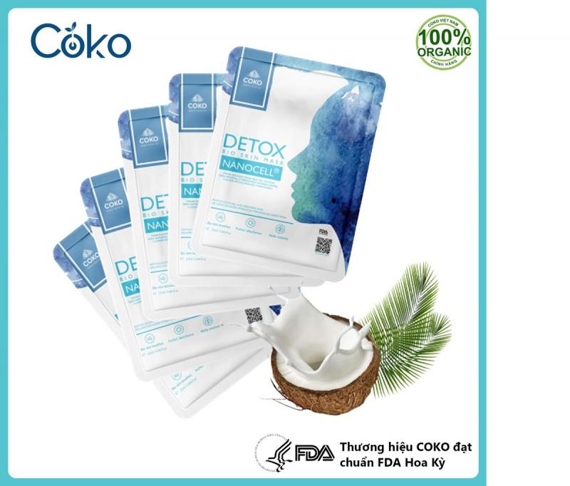 Mặt na sinh học COKO Detox Bio Skin Nanocell Mask