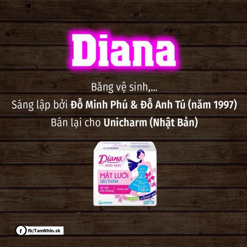 Diana bán lại cho UNICHARM (NHẬT)