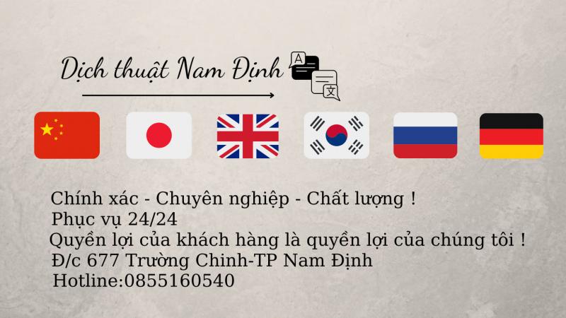 Dịch thuật Nam Định
