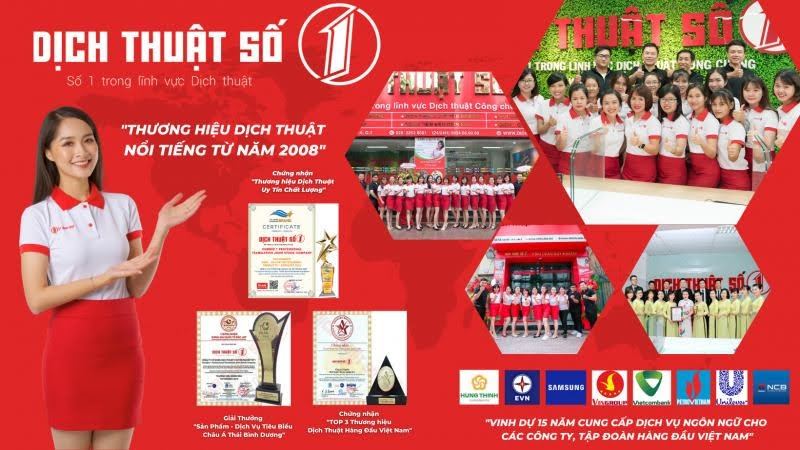Dịch Thuật Số 1 - Công Ty Dịch Thuật Công Chứng Uy Tín Nhất TP.HCM