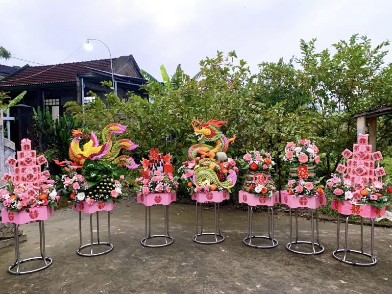 Dịch vụ mâm quả cưới hỏi Hoàng Nam - Huế