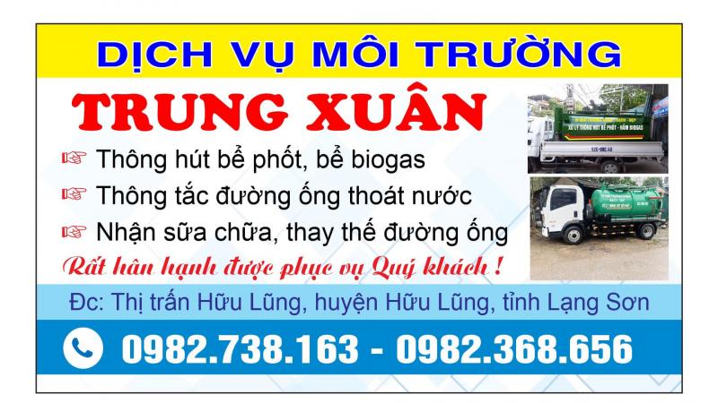Dịch vụ môi trường Trung Xuân