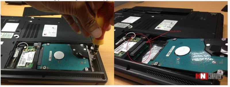 Dịch vụ thay ổ cứng cho Laptop của HNCOM