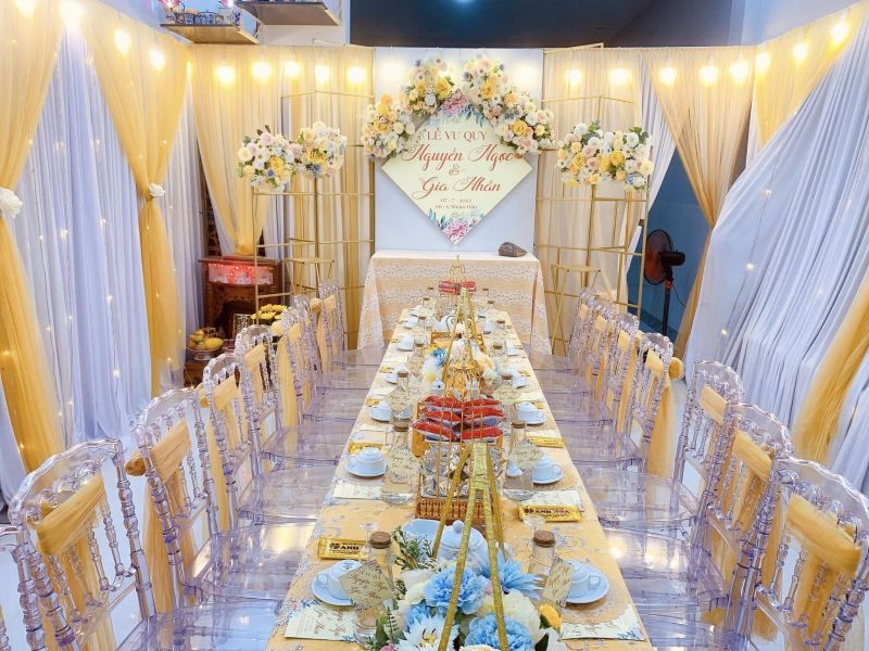 Dịch vụ trang trí tiệc cưới Anh Hoa